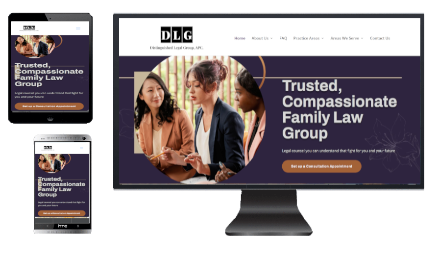 Distinguished Legal website